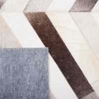 Safavieh Studio Leather Stl819F Grey/Brown Area Rug