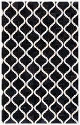 Safavieh Studio Leather Stl820Z Black/Beige Rug.