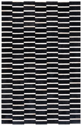 Safavieh Studio Leather Stl821Z Black/Beige Rug.