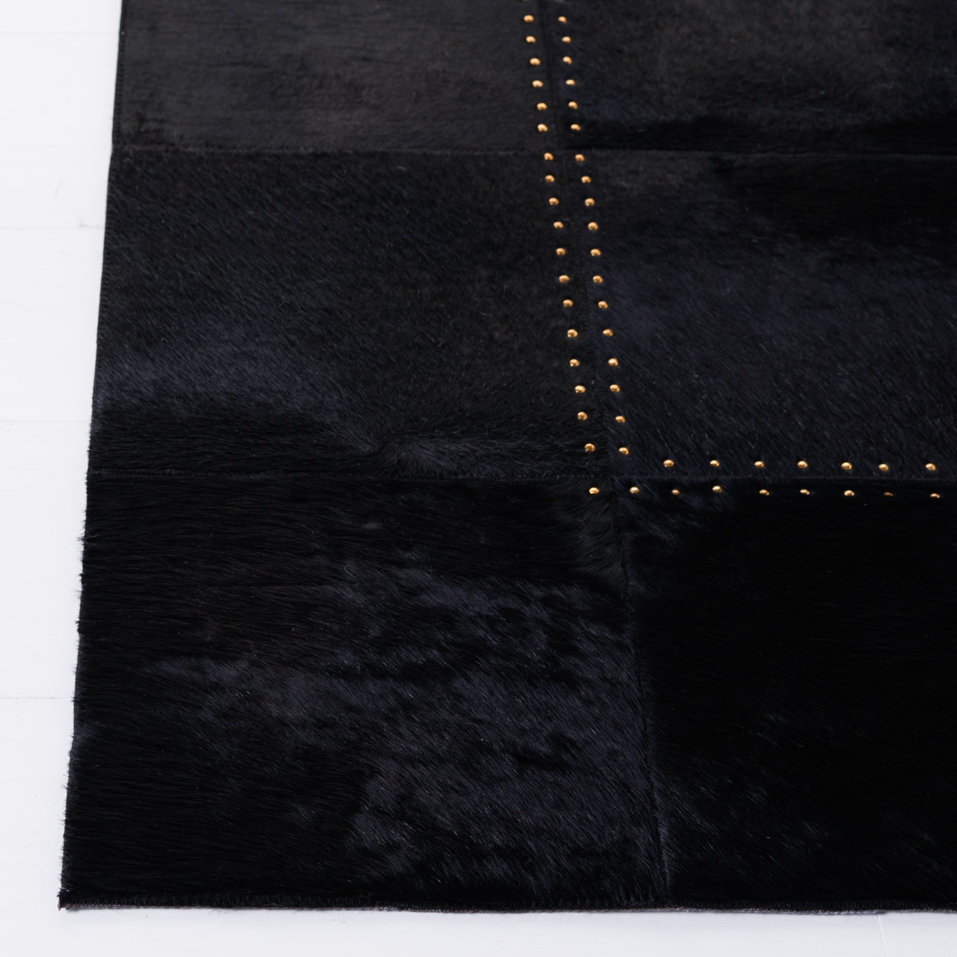 Safavieh Studio Leather Stl822Z Black Area Rug