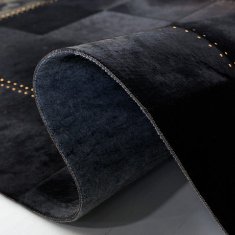 Safavieh Studio Leather Stl822Z Black Rug.