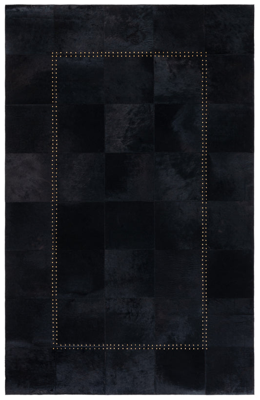 Safavieh Studio Leather Stl822Z Black Area Rug