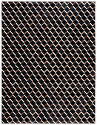 Safavieh Studio Leather Stl901Z Black/Brown Area Rug