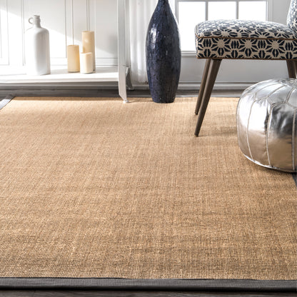 Nuloom Orsay Sisal Zhss01I Light Gray Area Rug