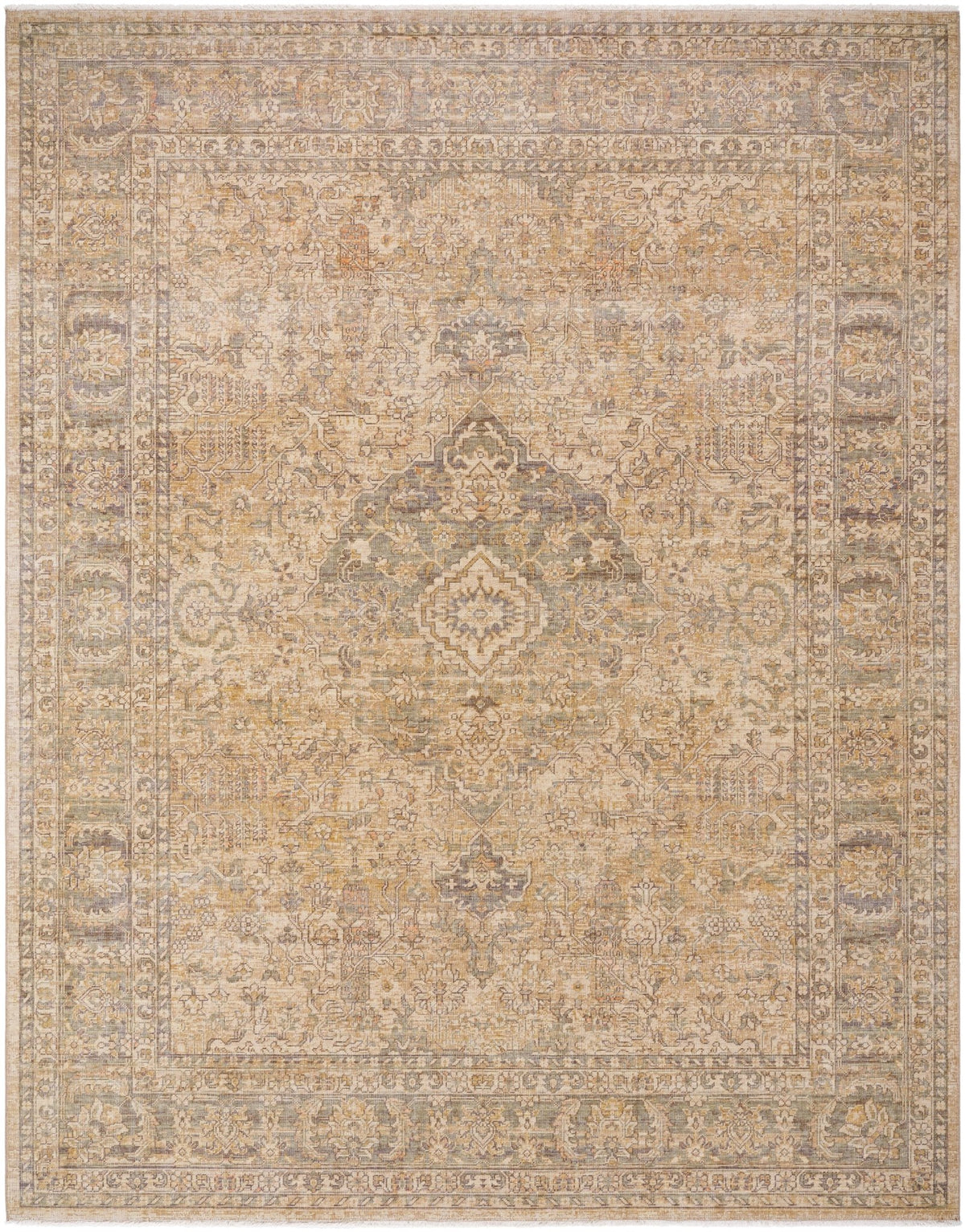 Surya Renaissance BORI-2300 Light Beige, Taupe, Dark Brown, Tan