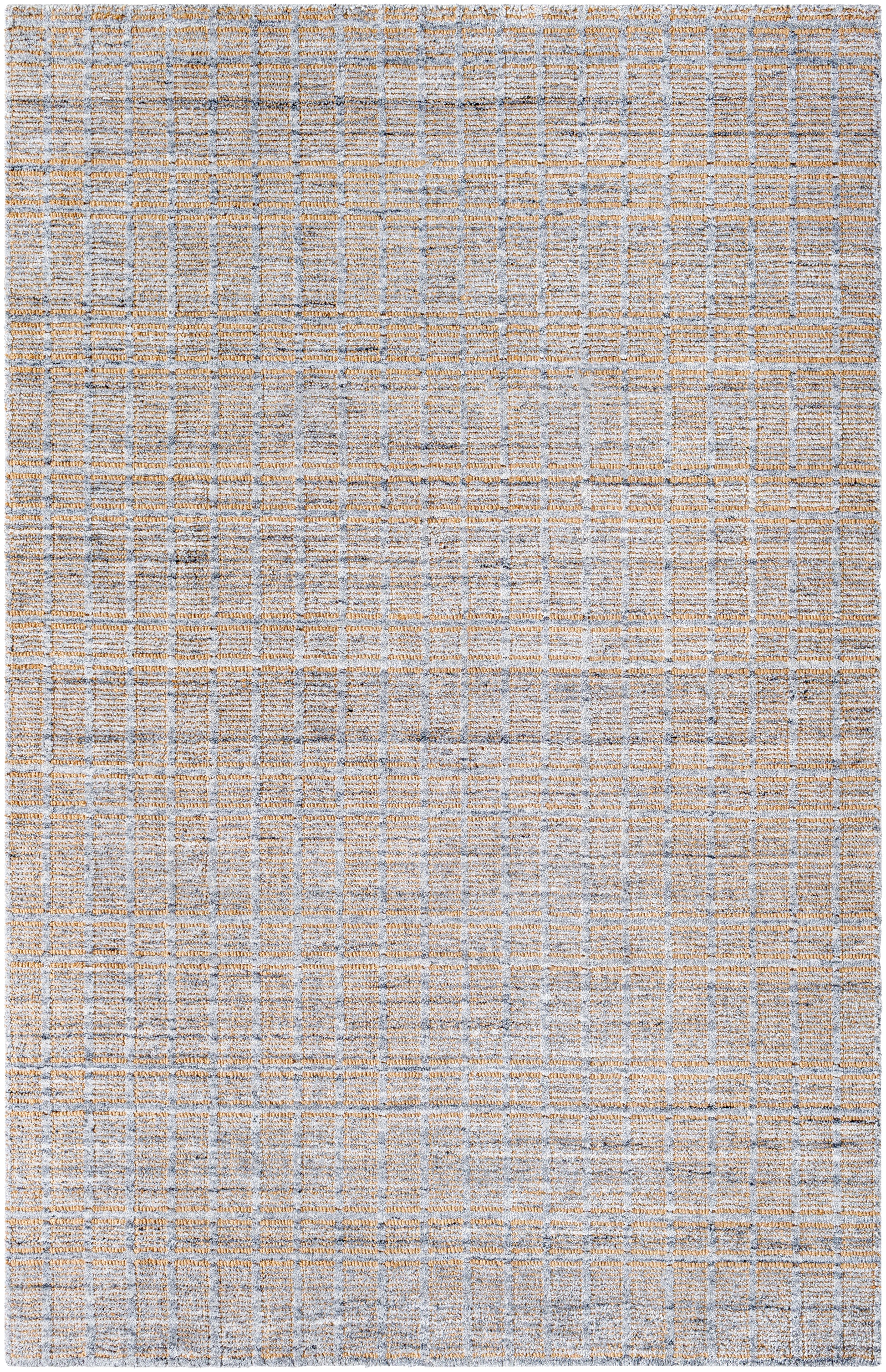 Surya Shivan Svh-2300 Pale Slate, Metallic - Silver, Khaki, Slate, Pewter, Light Silver Area Rug