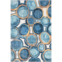 Nuloom Avie Bubbles Rznb07A Blue Area Rug