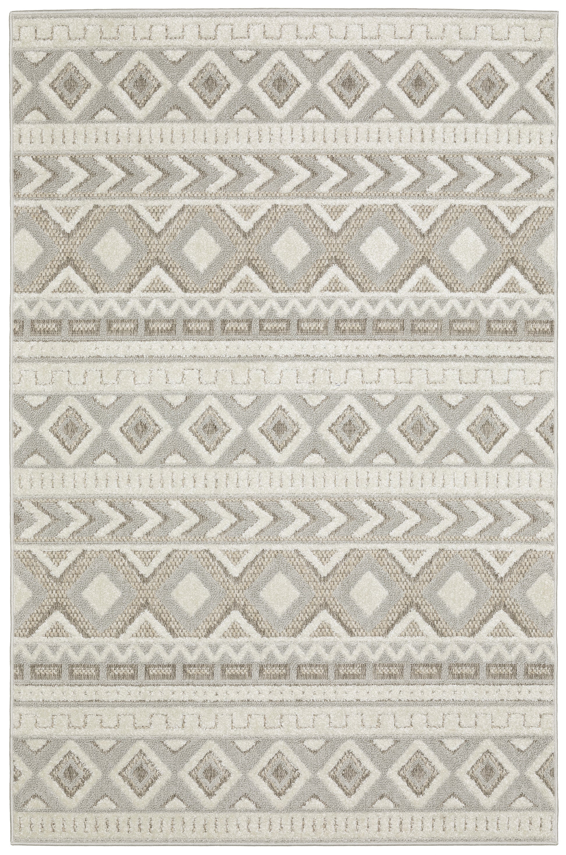 Oriental Weavers Sphinx Tangier Tan06 Grey/ Beige Area Rug