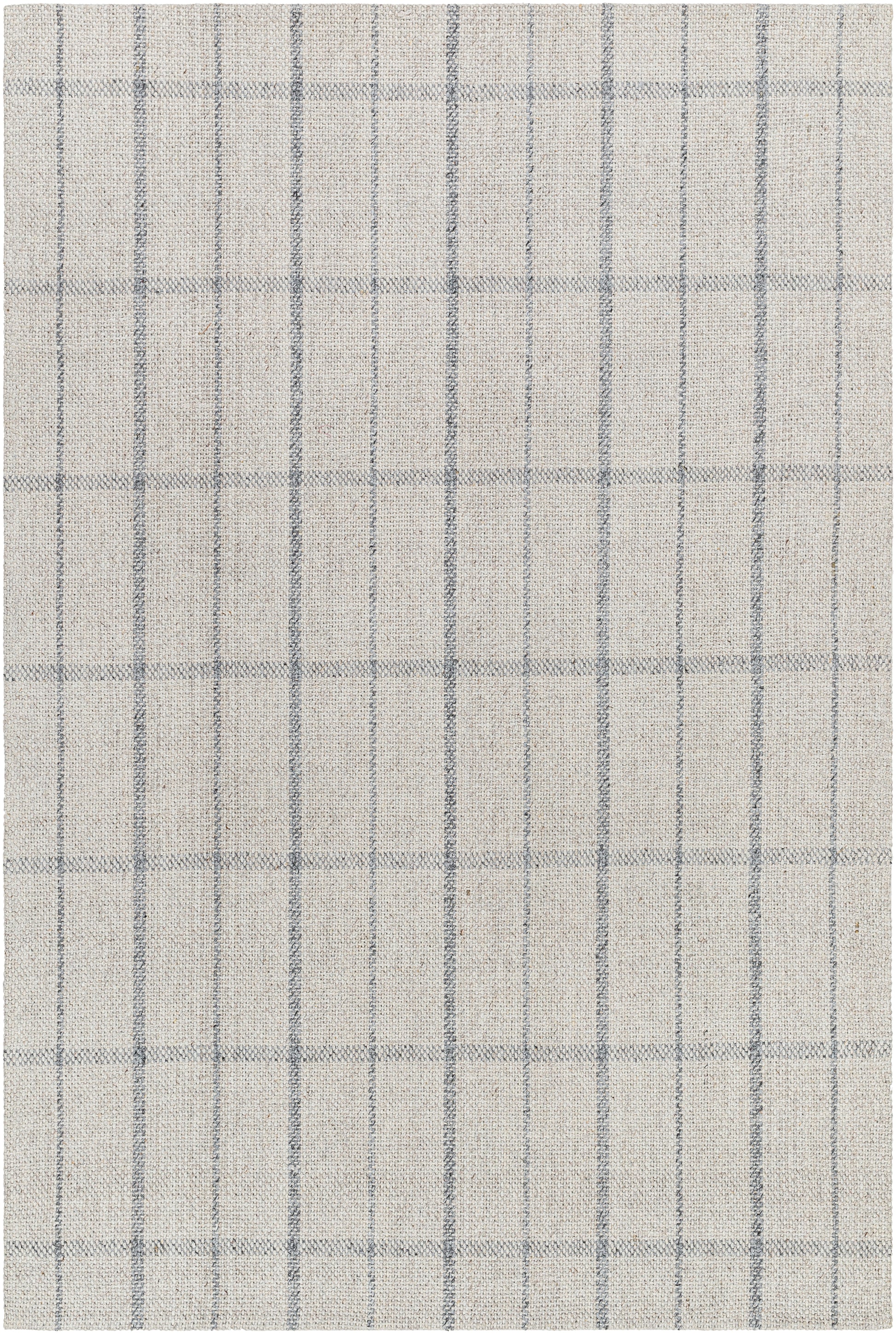 Surya Tartan Tar-2304 Oatmeal, Slate Area Rug