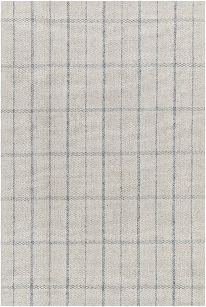 Surya Tartan Tar-2304 Oatmeal, Slate Area Rug