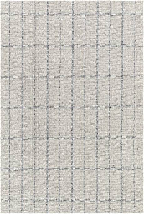 Surya Tartan Tar-2304 Oatmeal, Slate Rug.