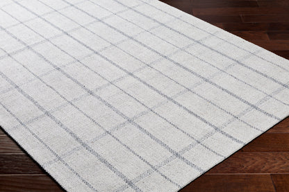 Surya Tartan Tar-2304 Oatmeal, Slate Area Rug