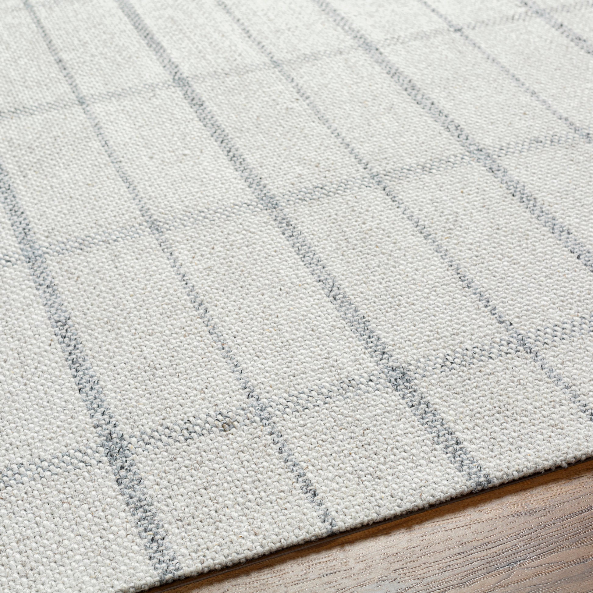 Surya Tartan Tar-2304 Oatmeal, Slate Area Rug