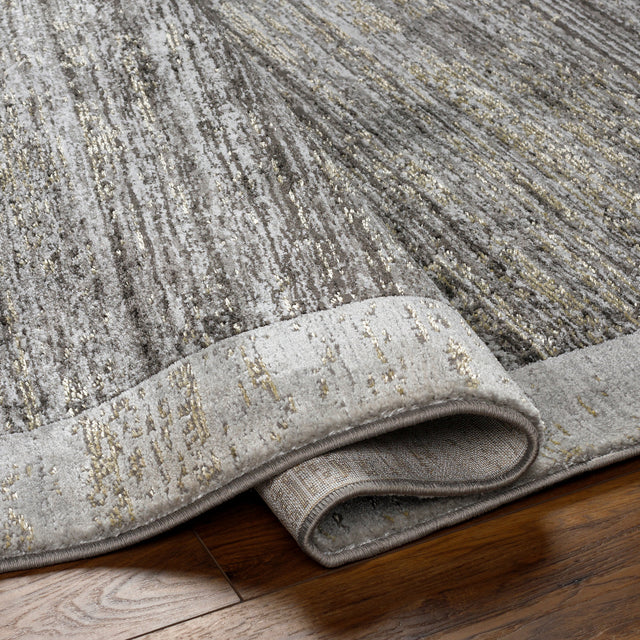 Surya Tibetan Tbt-2343 Medium Gray, Slate, Light Sage, Charcoal, Black, Medium Brown Rug.