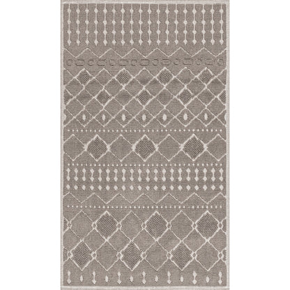 Nuloom Maverick Textured Moroccan Psko04C Beige Area Rug