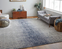 Feizy Astra Ara39L2F Blue/Ivory Area Rug