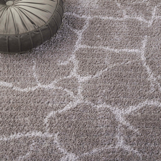 Safavieh Tahoe Shag Tho650F Grey/Ivory Rug.