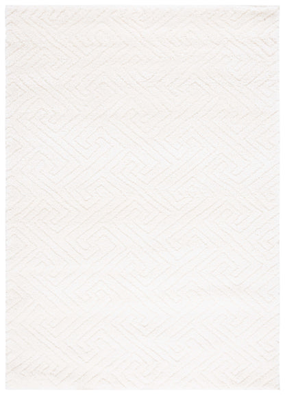 Safavieh Tahoe Shag Tho652A White Area Rug