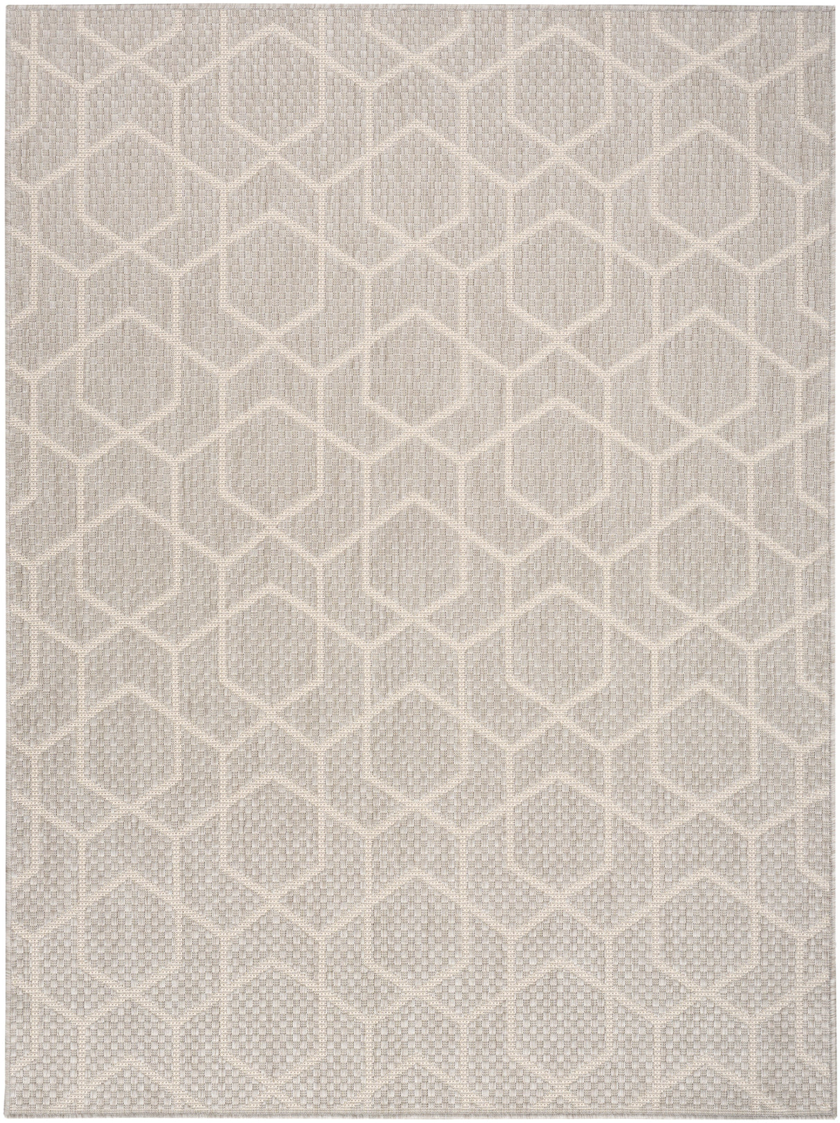 Nourison Horizon Indoor/Outdoor HOZ01 Grey Contemporary Area Rugs