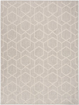 Nourison Horizon Indoor/Outdoor HOZ01 Grey Contemporary Area Rugs