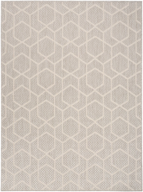 Nourison Horizon Indoor/Outdoor HOZ01 Grey Contemporary Area Rugs