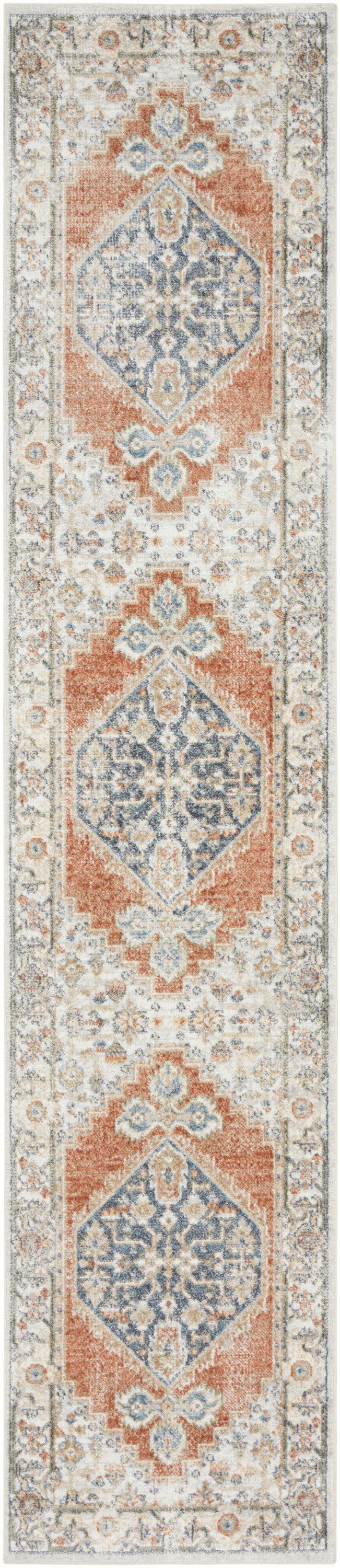 Nourison Astra Machine Washable Asw11 Grey/Multi Area Rug