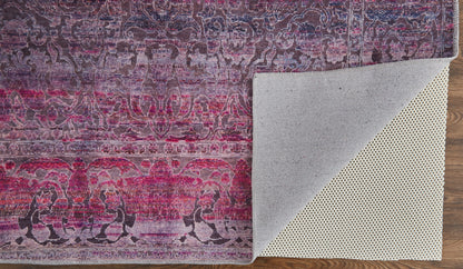 Feizy Voss Vos39H5F Pink/Purple Area Rug