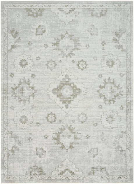 Nourison Astra Machine Washable ASW19 Machine Made Ivory Rug