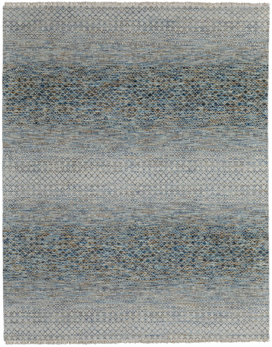 Feizy Branson Brn69Bqf Blue/Ivory/Brown Area Rug