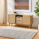 Surya Tallinn Tnl-2302 Medium Gray, Oatmeal, Gray, Beige, Pale Blue, Aqua Rug.