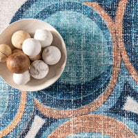 Nuloom Avie Bubbles Rznb07A Blue Area Rug