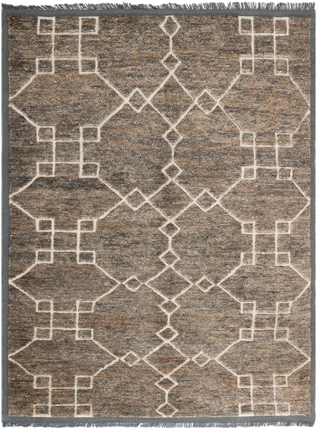 Safavieh Thomas Obrien Tob531B Dark Grey/White Rug.