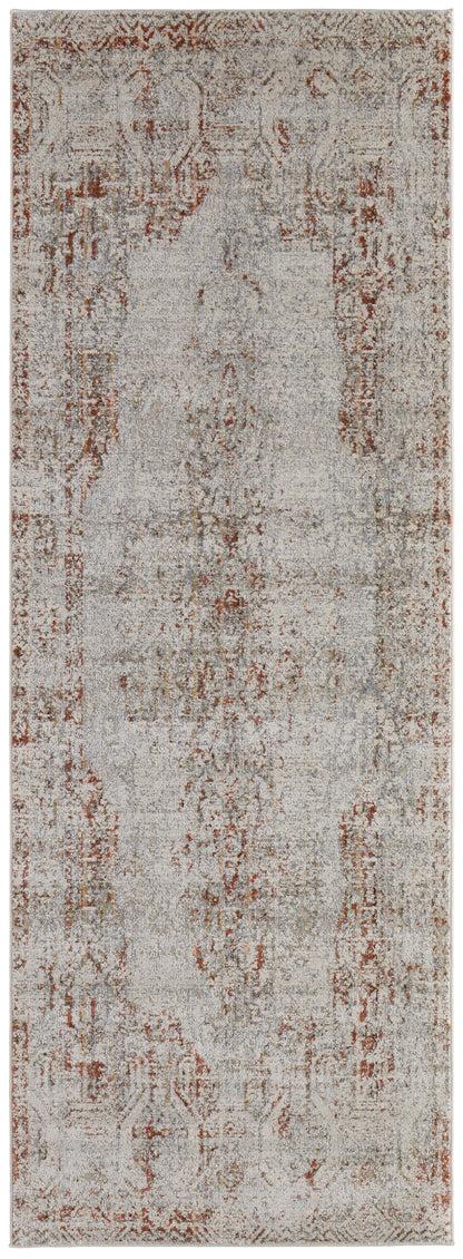 Feizy Kaia Kai39Gkf Tan/Ivory/Orange Area Rug