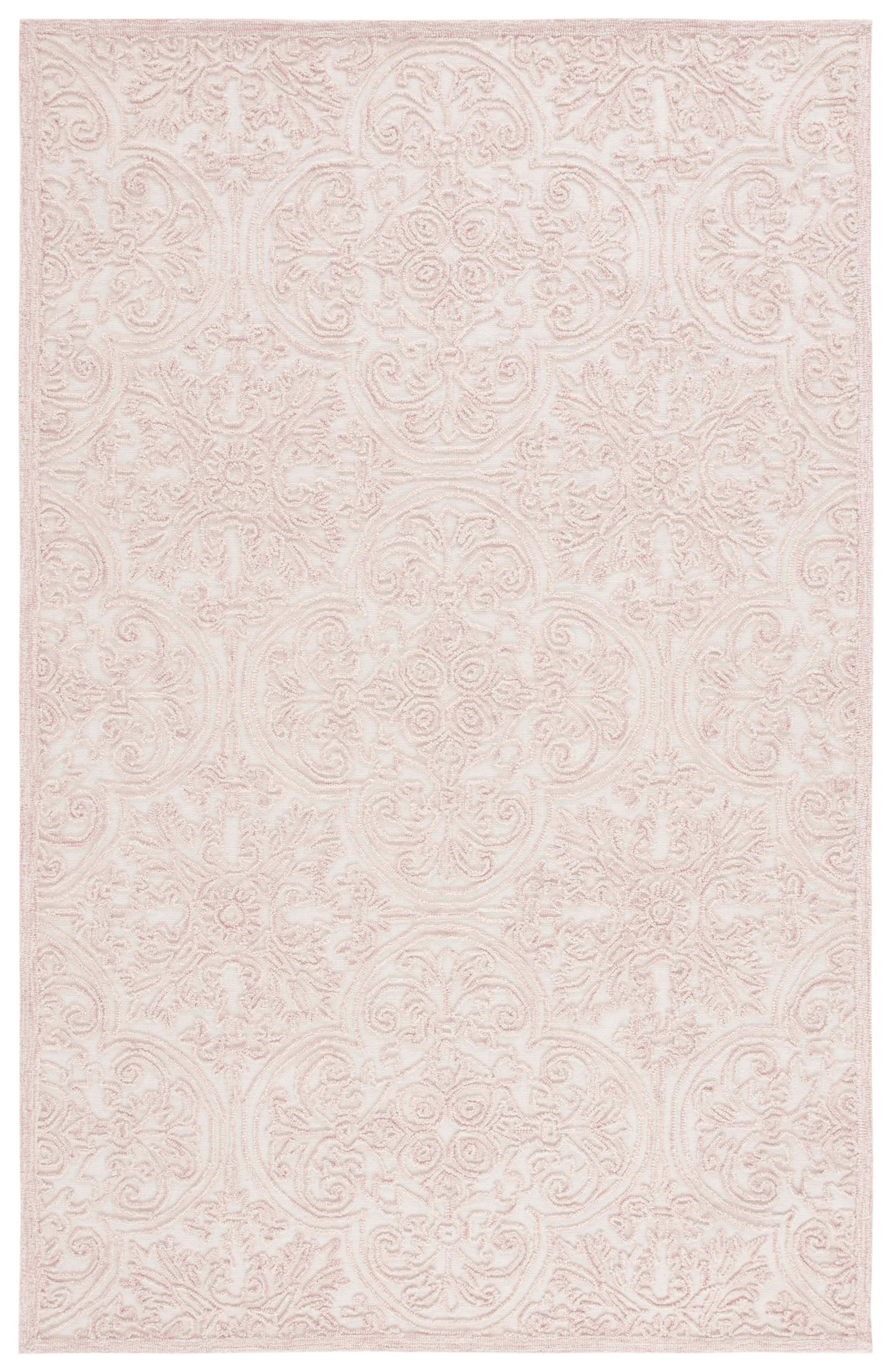 Safavieh Trace Trc101U Ivory/Pink Area Rug