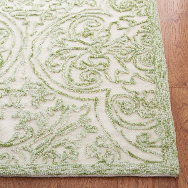 Safavieh Trace Trc101Y Ivory/Green Rug.