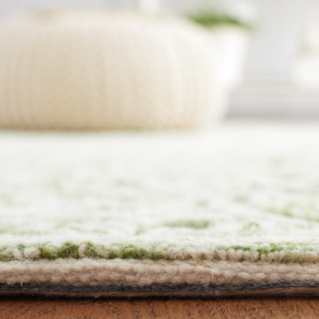 Safavieh Trace Trc101Y Ivory/Green Rug.