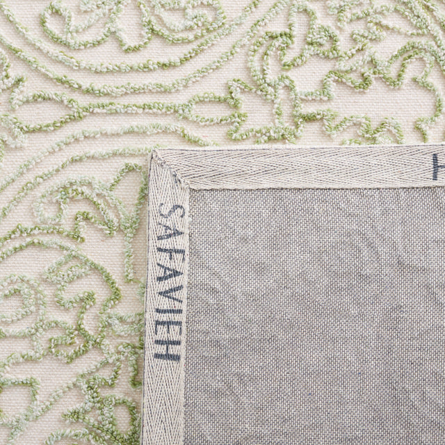 Safavieh Trace Trc101Y Ivory/Green Rug.