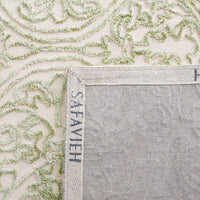 Safavieh Trace Trc101Y Ivory/Green Area Rug