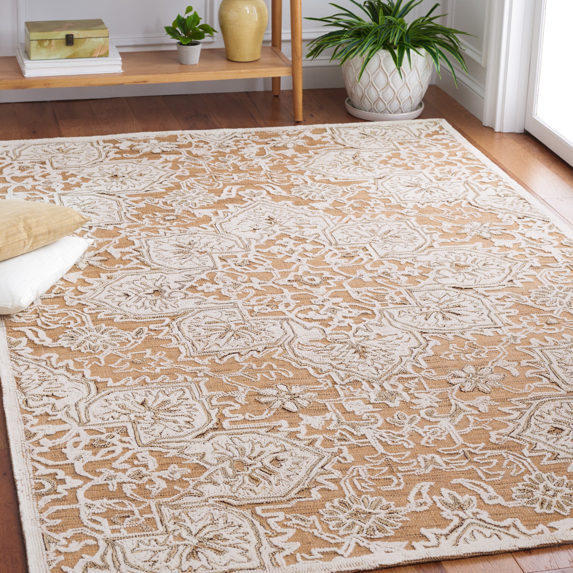 Safavieh Trace Trc304D Gold/Ivory Area Rug