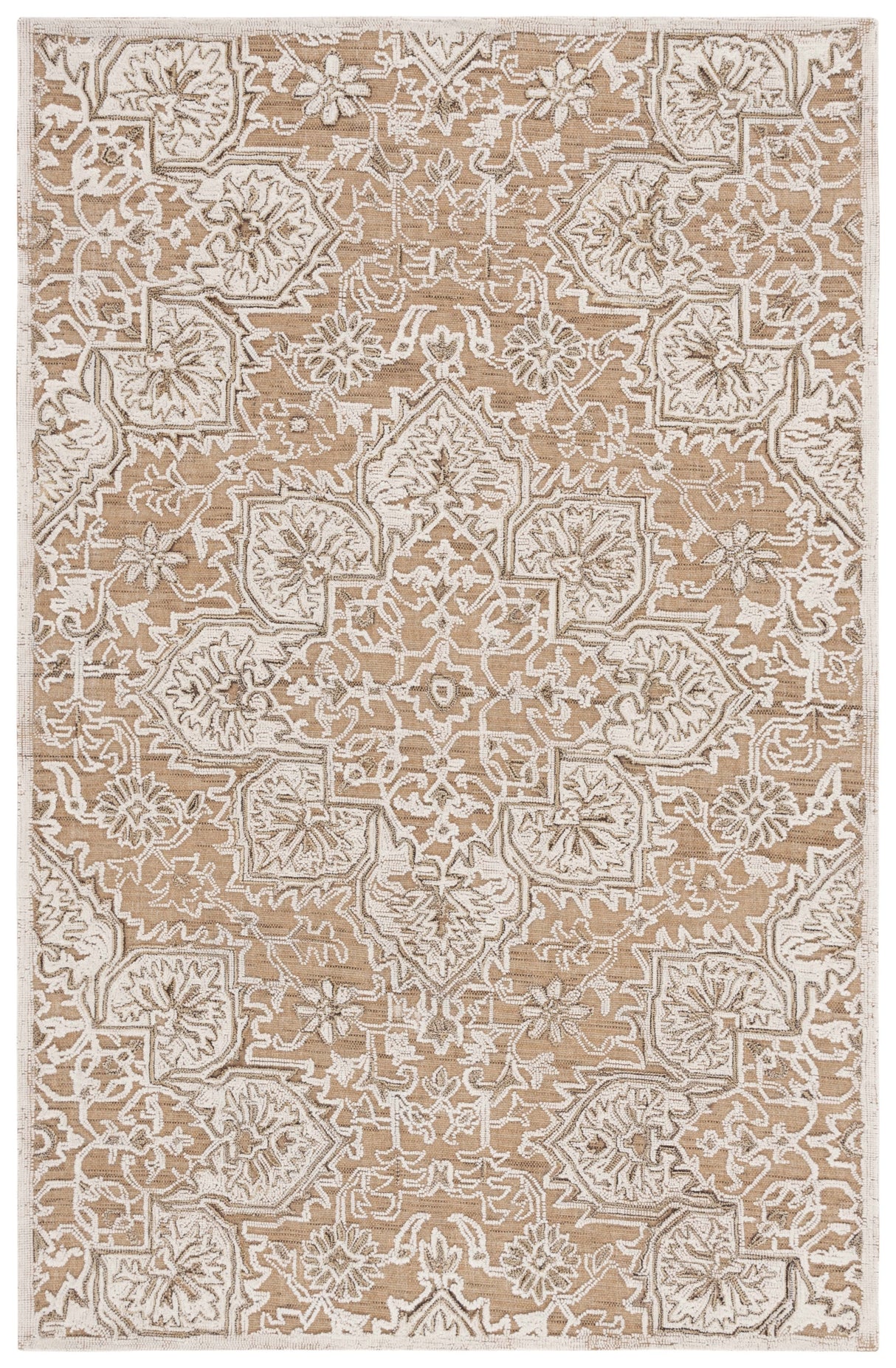 Safavieh Trace Trc304D Gold/Ivory Rug.