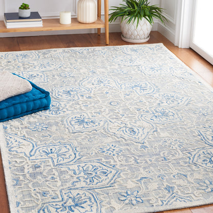 Safavieh Trace Trc304M Blue/Ivory Area Rug