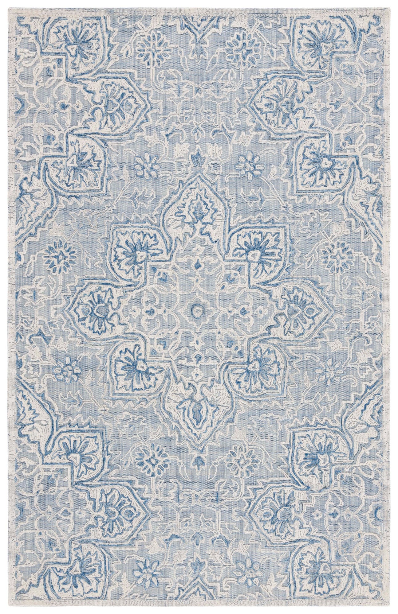 Safavieh Trace Trc304M Blue/Ivory Area Rug