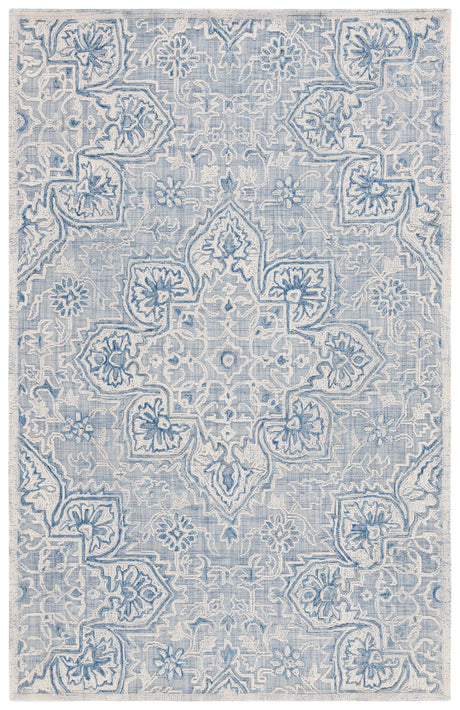 Safavieh Trace Trc304M Blue/Ivory Rug.