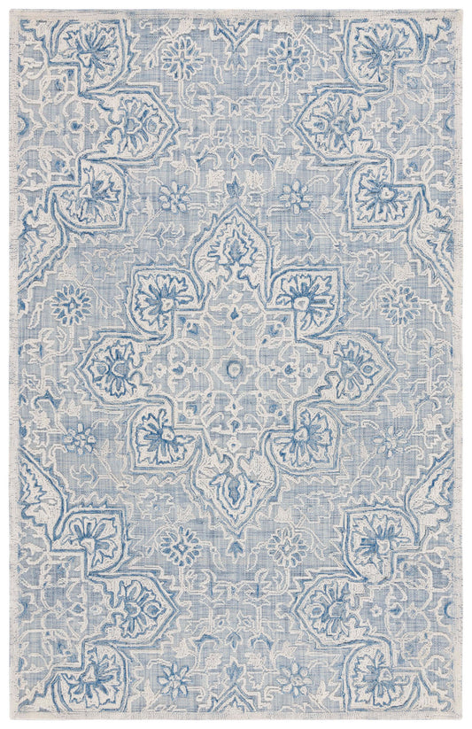 Safavieh Trace Trc304M Blue/Ivory Area Rug