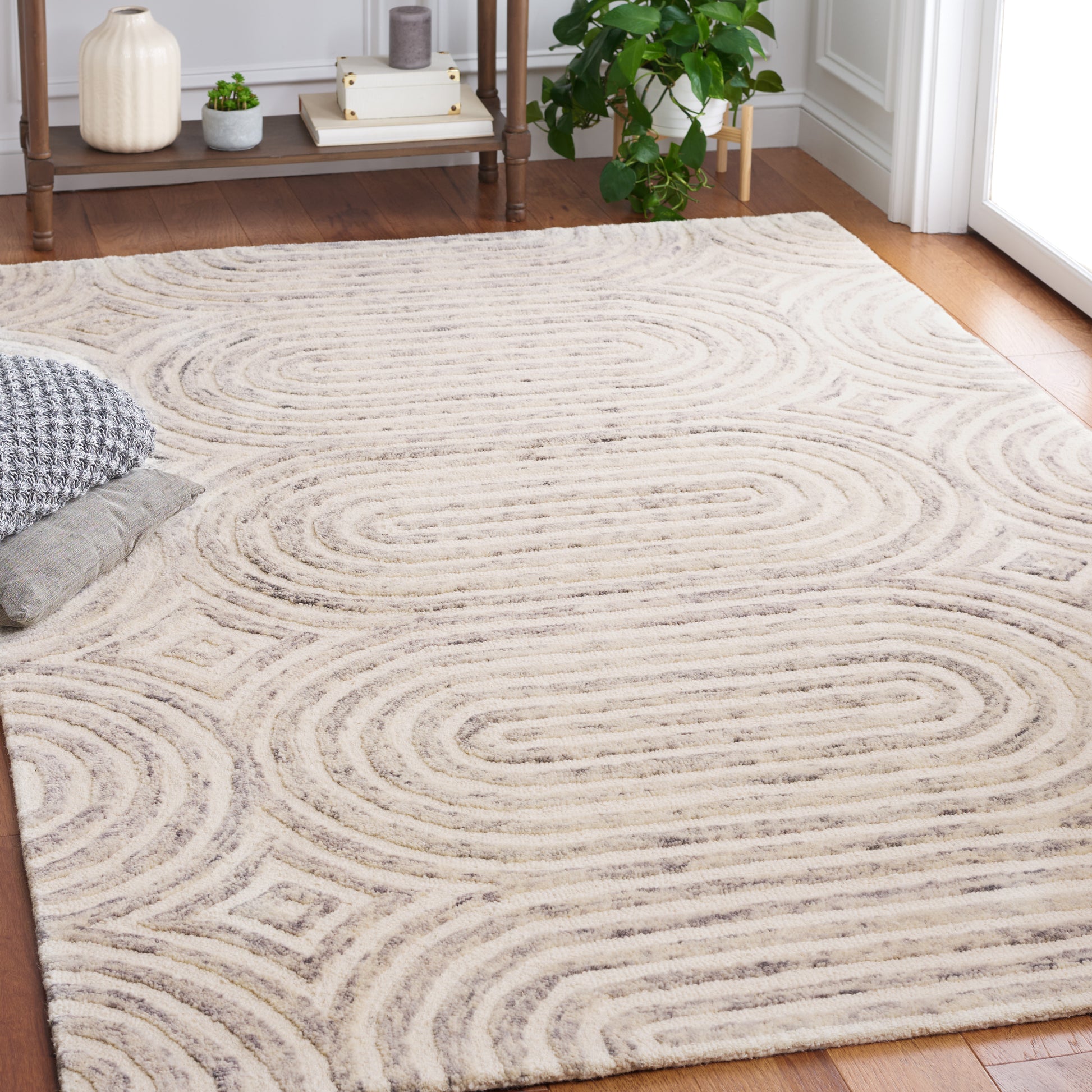 Safavieh Trace Trc310F Grey/Ivory Area Rug