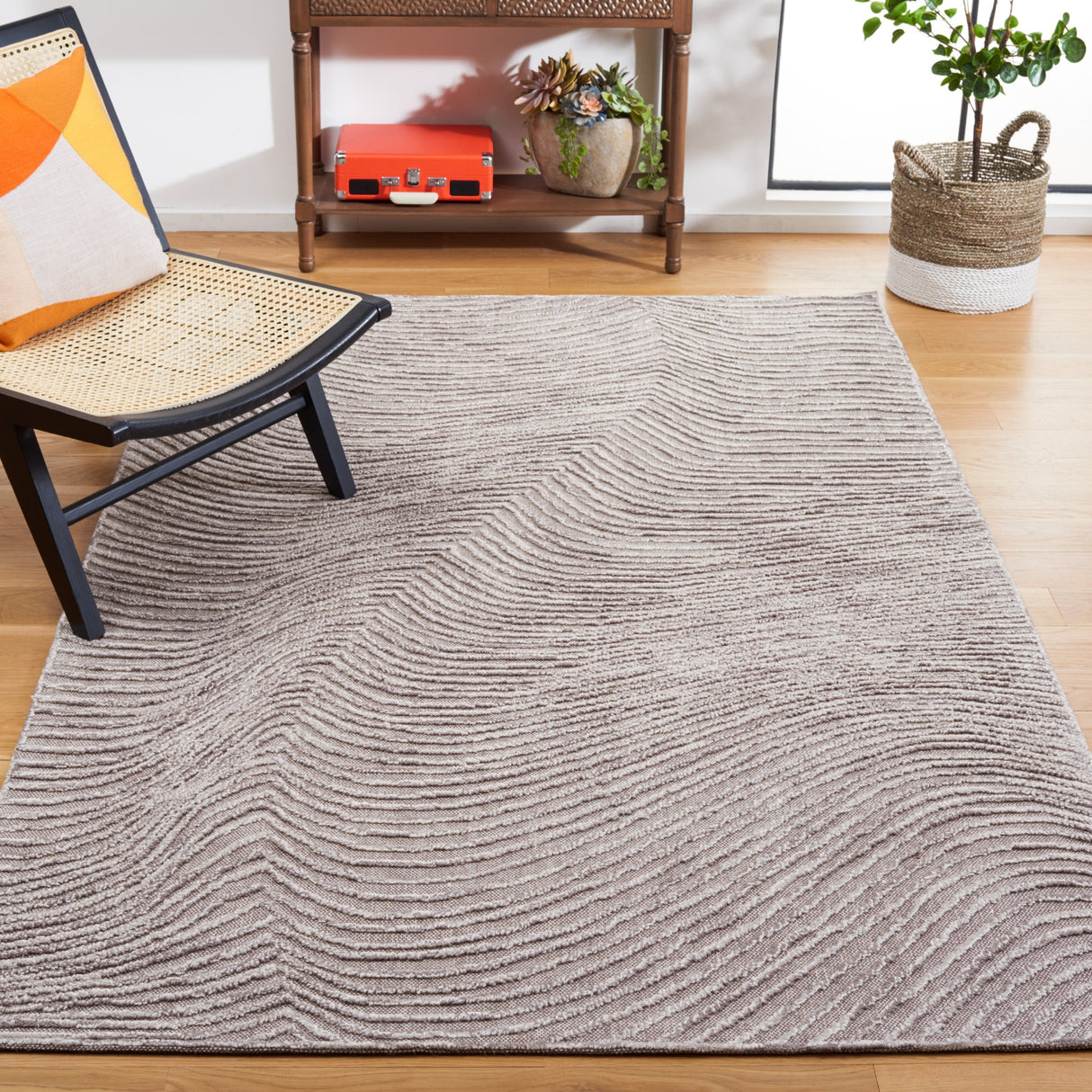 Safavieh Trace Trc901T Brown/Ivory Rug.