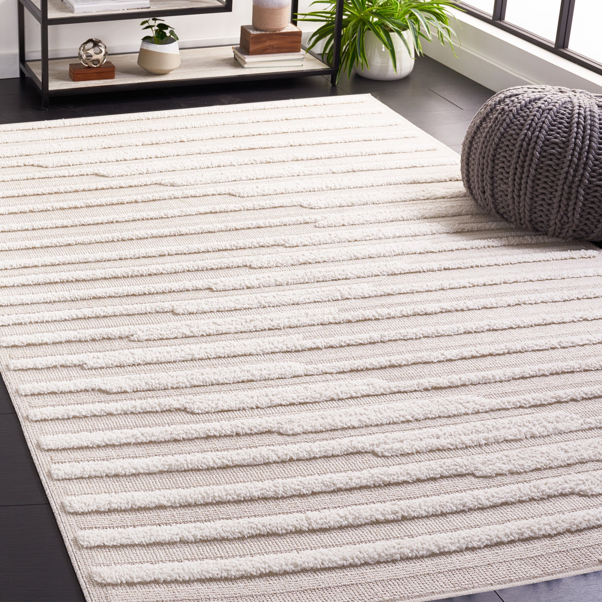 Safavieh Trends Trd102B Beige/Ivory Area Rug