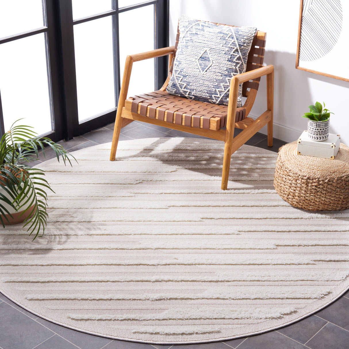Safavieh Trends Trd102B Beige/Ivory Rug.