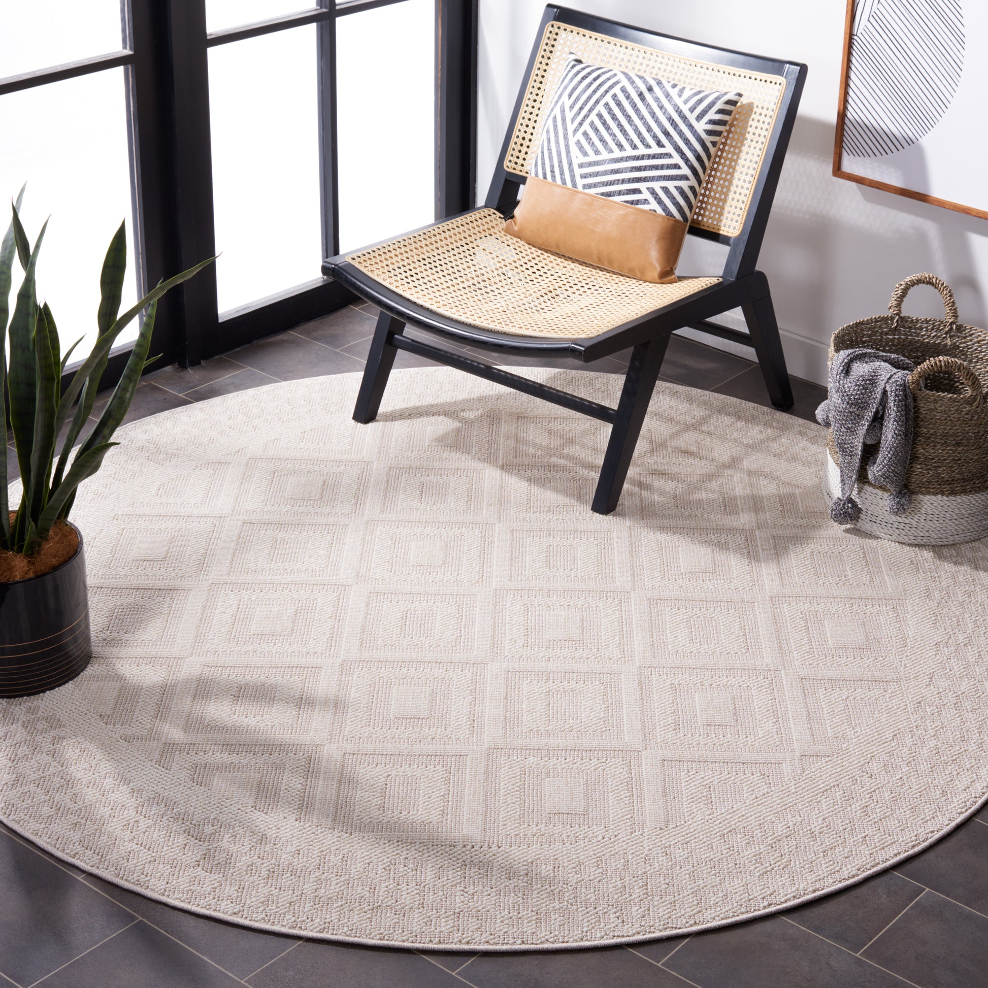 Safavieh Trends Trd106B Beige/Ivory Area Rug