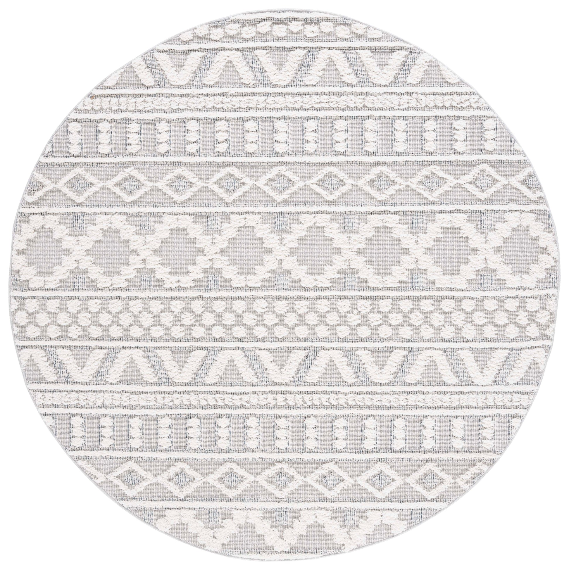 Safavieh Trends Trd124F Grey/Ivory Area Rug